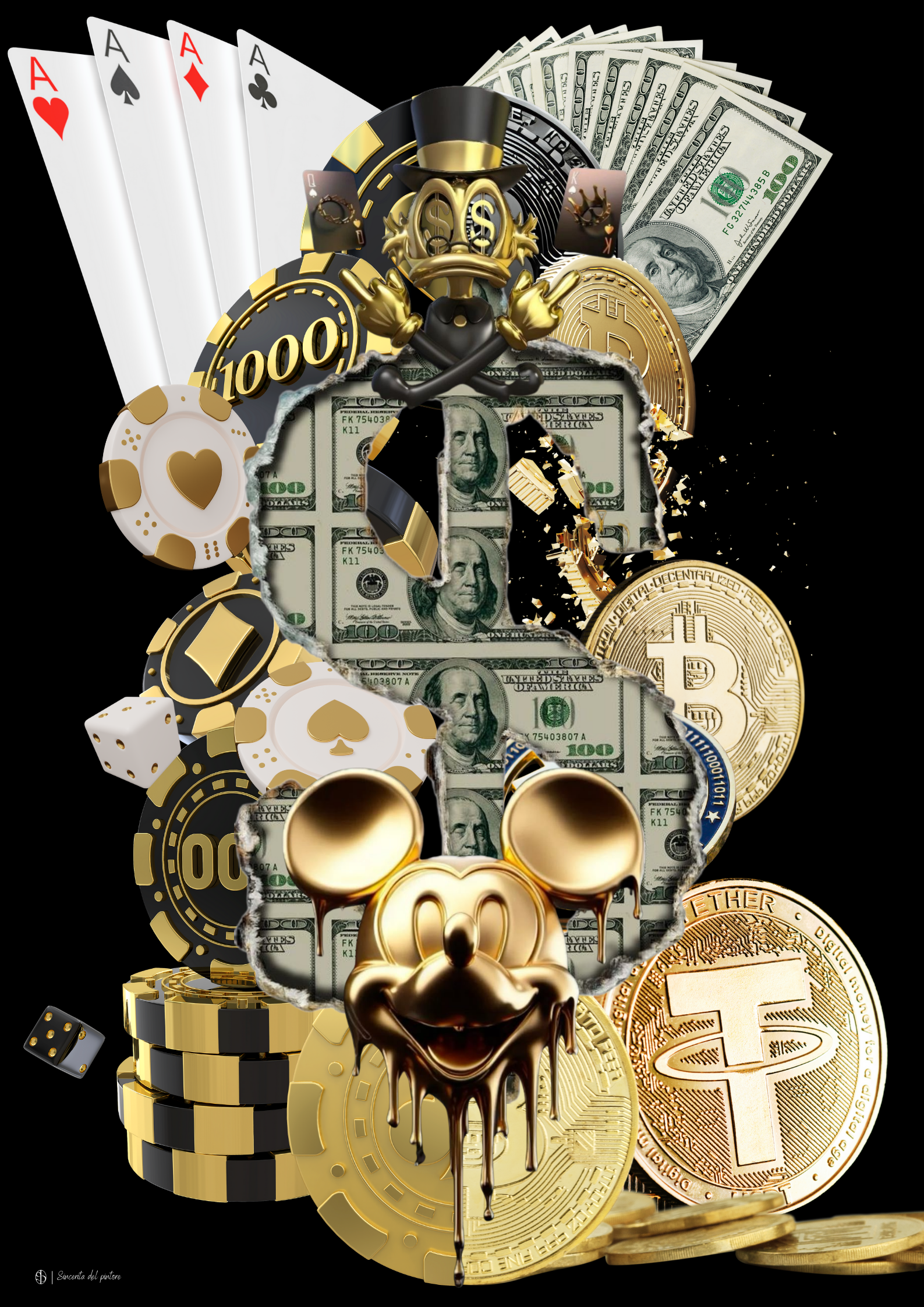 Bitcoin vs Dollar (Delante)