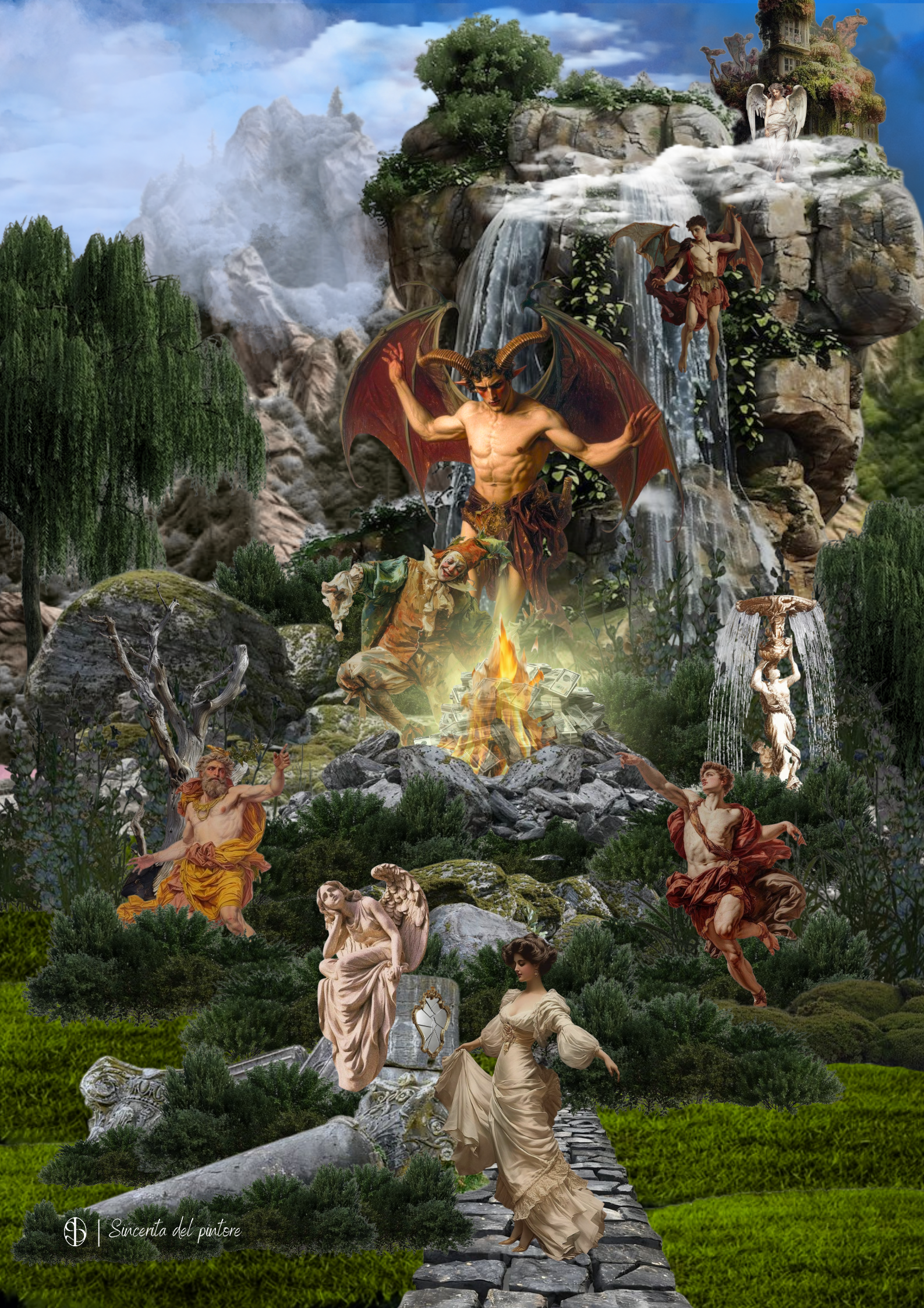 La Hoguera del Dinero (Delante)